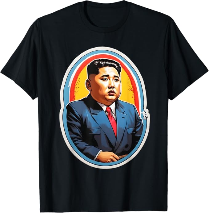 Kim Jong-un Retro Portrait T-Shirt