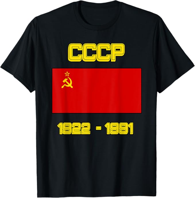 CCCP Soviet Union Flag T-Shirt