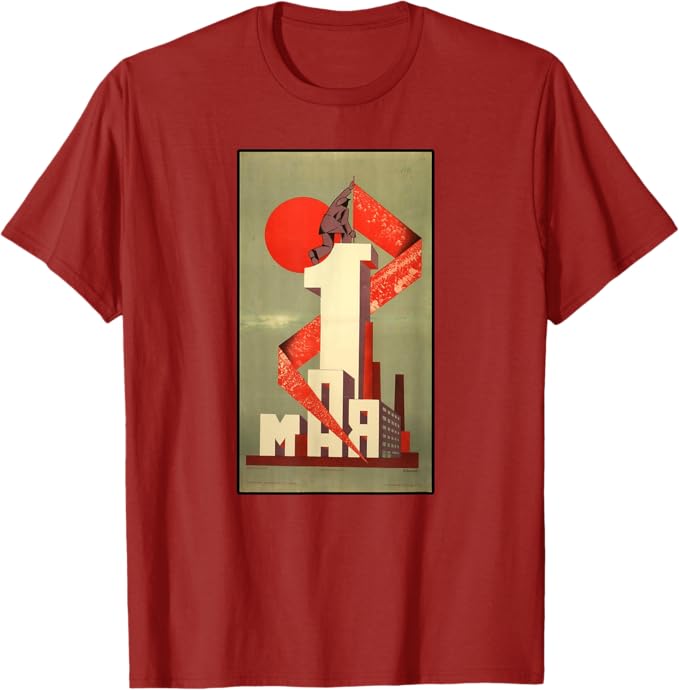 May Day Constructivist Communist T-Shirt